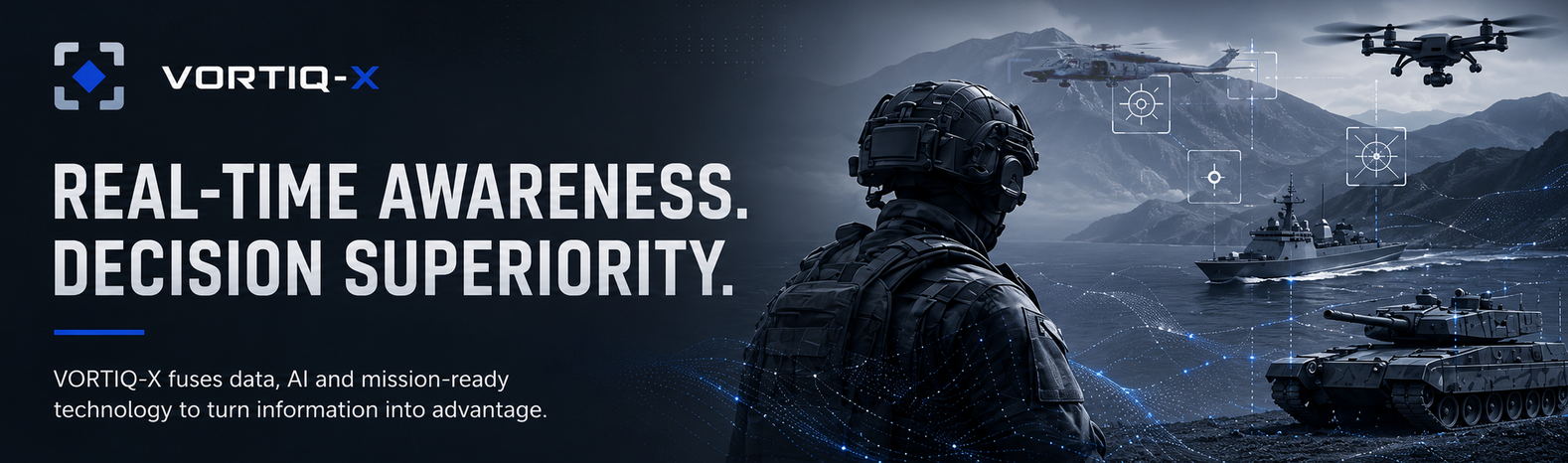 VORTIQ-X defense: real-time awareness, decision superiority